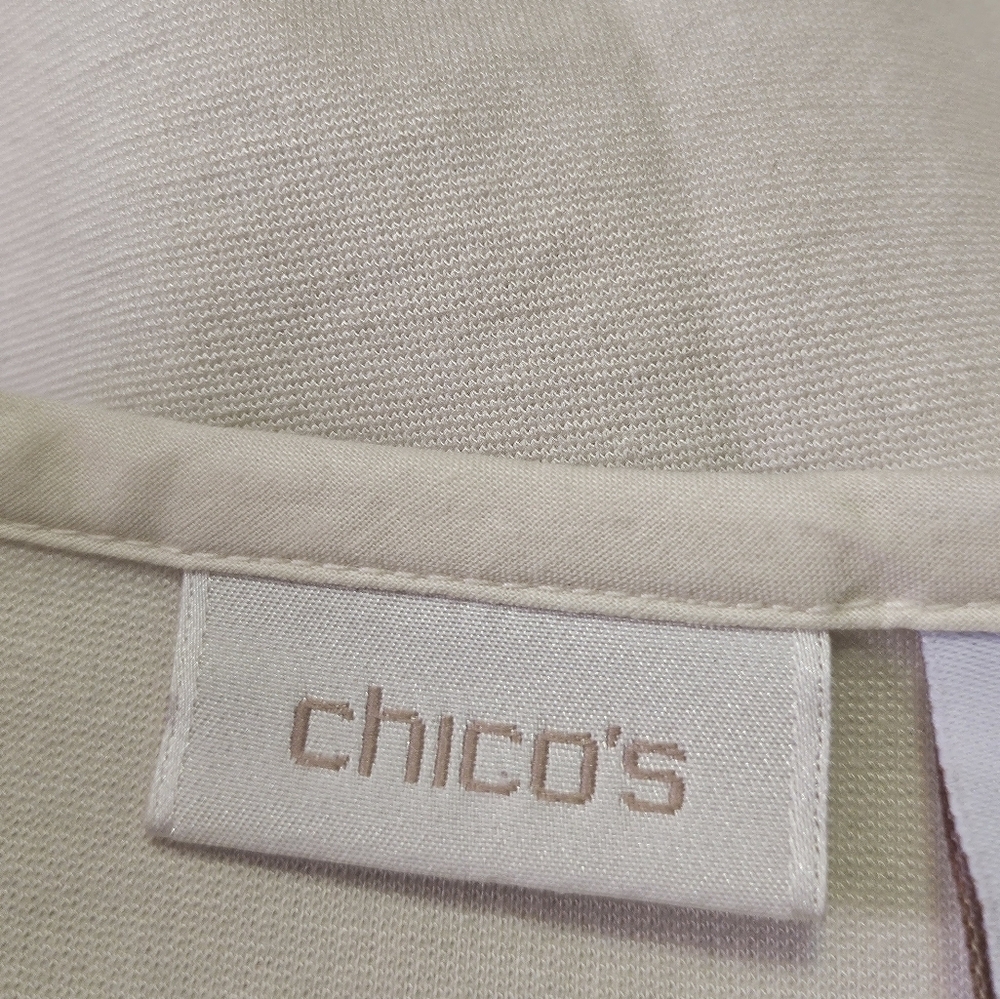 Chico's Ivory Crochet Lace Bolero jacket Size 1 (S) - Picture 9 of 10